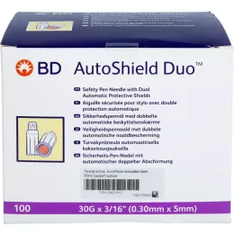 BD AUTOSHIELD Duo Safety Pen Needles 5 mm, 100 pcs