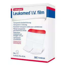 LEUKOMED I.V. film 7x9 cm plaster, 50 pcs