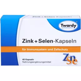 Twardy zink + seleniumcapsules, 40 st