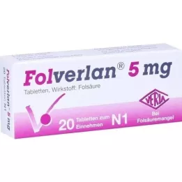FOLVERLAN 5 mg tablets, 20 pcs