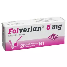 FOLVERLAN 5 mg tablets, 20 pcs