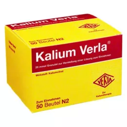 KALIUM VERLA Granules bag, 50 pcs
