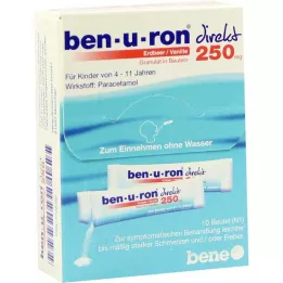 BEN-U-RON direct 250 mg granules strawberry/vanilla, 10 pcs