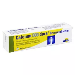 CALCIUM 500 dura effervescent tablets, 20 pcs