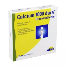 CALCIUM 1000 dura effervescent tablets, 100 pcs