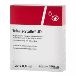 TELEVIS Stulln UD Eye drops, 20X0.6 ml