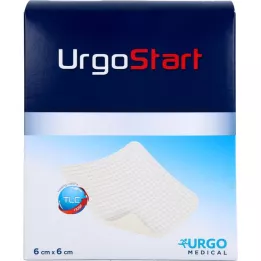 URGOSTART 6x6 cm foam wound dressing, 10 pcs