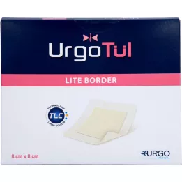 URGOTÜL Lite Border 8x8 cm bandage, 10 pcs