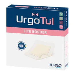 Urgotül Lite Border 8x8 cm bandage, 10 pcs