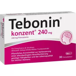 TEBONIN Group 240 mg film -coated tablets, 30 pcs