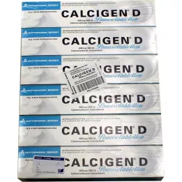 CALCIGEN D 600 mg/400 IU effervescent tablets, 120 pcs