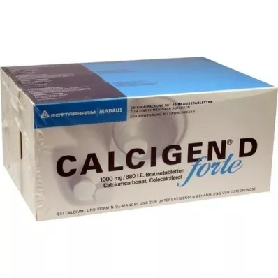 CALCIGEN D forte 1000 mg/880 I.E. Brausetabletten, 120 St