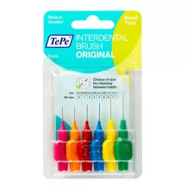 TEPE Interdental brushes Original mixed, 6 pcs