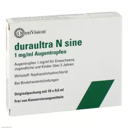DURAULTRA N sine eye drops, 10X0.6 ml
