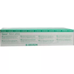 VASCO Nitril White examination gloves Gr.L, 100 pcs