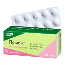 FLORADIX Iron 100 mg forte film-coated tablets, 50 pcs