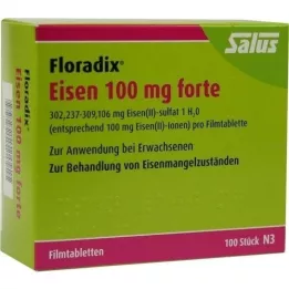 FLORADIX Eisen 100 mg forte Filmtabletten, 100 St