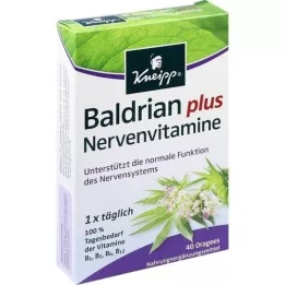 KNEIPP Valerian plus nerve vitamins Dragees, 40 pcs