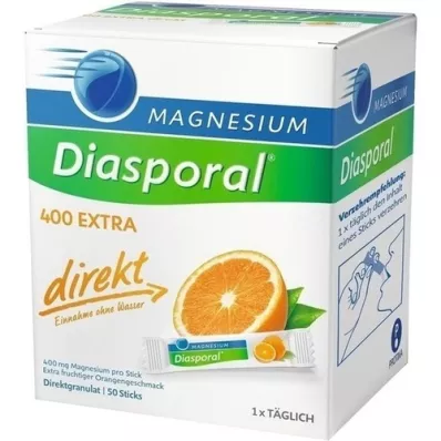 MAGNESIUM DIASPORAL 400 Extra direkt Granulat, 50 St