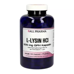 L-LYSIN 500 mg GPH capsules, 360 pcs
