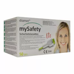 DIAMET lite safety lancets 29 G 1.5 mm, 50 pcs