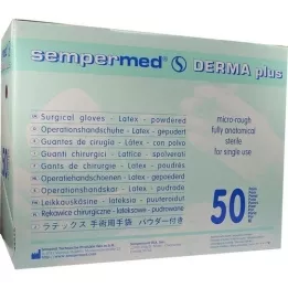 SEMPERMED Derma Plus OP-Handsch.ster.Gep.Gr.7.5 WS, 50x2 pcs
