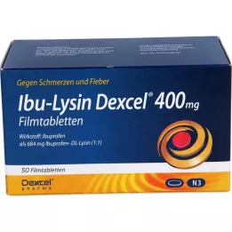 IBU-LYSIN Dexcel 400 mg film -coated tablets, 50 pcs