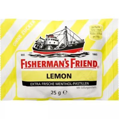 FISHERMANS FRIEND Lemon without sugar, 25 g