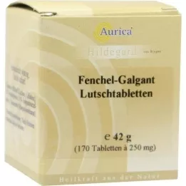 FENCHEL-GALGANT-Sugende tabletter Aurica, 170 stk