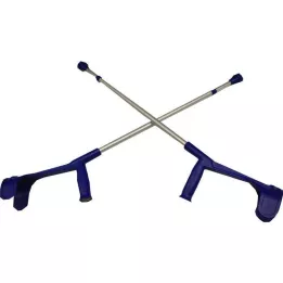 UNTERARMKRÜCKE for adults, light metal blue, 2 pieces