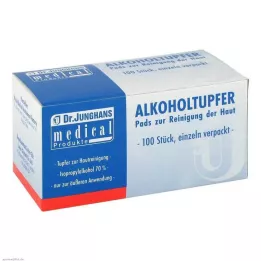 ALKOHOLTUPFER 3x6 cm sterile, 100 pcs