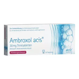 AMBROXOL acis 30 mg drinking tablets, 20 pcs