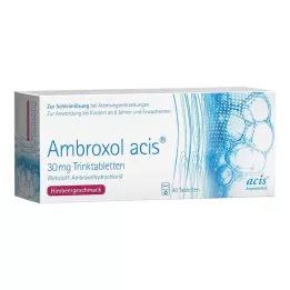 AMBROXOL acis 30 mg drinking tablets, 40 pcs