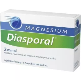 MAGNESIUM DIASPORAL 2 mmol αμπούλες, 5Χ5 ml