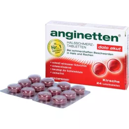 ANGINETTEN dolo acute throat lozenges, 24 pcs