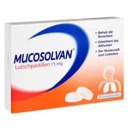 MUCOSOLVAN Ludic Pastilles 15 mg, 20 pcs