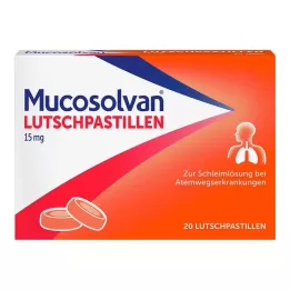 MUCOSOLVAN Lozenges 15 mg, 20 pcs