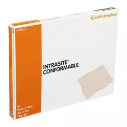 INTRASITE Conformable gel compr. 10x10 cm, 10 pcs