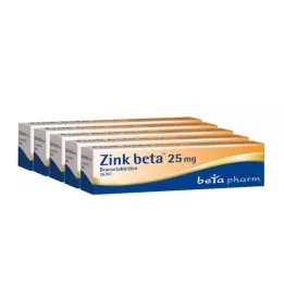 ZINK BETA 25 effervescent tablets, 100 pcs