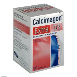 CALCIMAGON Extra D3 chewable tablets, 90 pcs