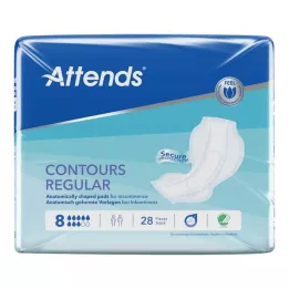 ATTENDS Contours Regular 8 Templates, 28 pcs
