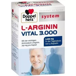 DOPPELHERZ L-Arginin Vital 3.000 system Kapseln, 120 St