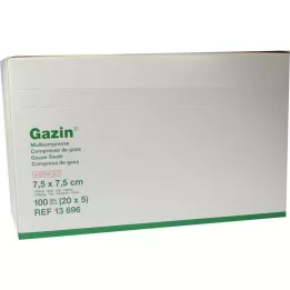 GAZIN Gauze comp. 7.5x7.5 cm sterile 12-ply medium, 20X5 pcs