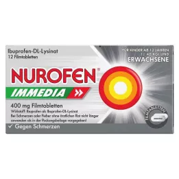 NUROFEN Immedia 400 mg film -coated tablets, 12 pcs
