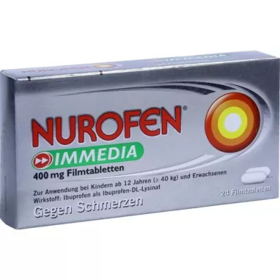 NUROFEN Immedia 400 mg film -coated tablets, 24 pcs
