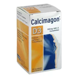 CALCIMAGON D3 chewable tablets, 30 pcs