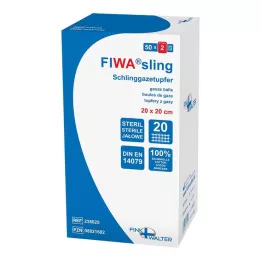 SCHLINGGAZETUPFER 20x20 cm sterile plum -sized, 50x2 pcs