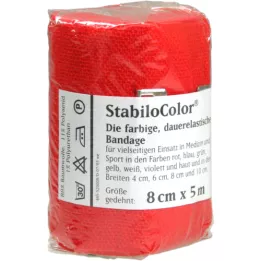 BORT Stabilocolor kötés 8 cm -es piros, 1 db