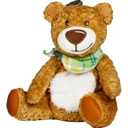 FASHY Rape pillow brown bear with scarf, 1 pcs
