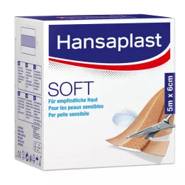 HANSAPLAST Soft plaster 6 cmx5 m roll, 1 piece